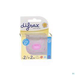 Difrax sucette newborn dental sil girl -2/2m 1 796