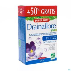 Super Diet Drainaflore Bio +50% Amp 30x15ml