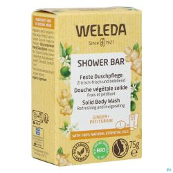 Weleda shower bar gember + petit grain    75g