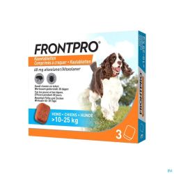 Frontpro 68mg >10-25kg chien    comp croq 3