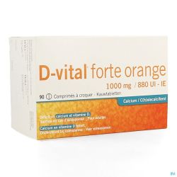 D-vital forte orange 1000mg/880ui    comp croq. 90