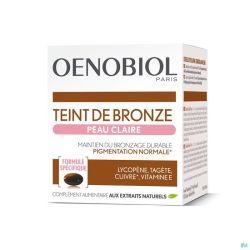 Oenobiol teint bronze peau claire    caps 30