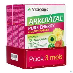 Arkovital pure energy 3mois    comp 3x30