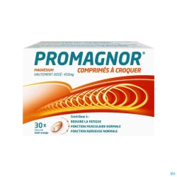 Promagnor citron s/sucre   comp a croquer 30x450mg