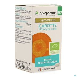 Arkogelules carotte bio caps 45 nf