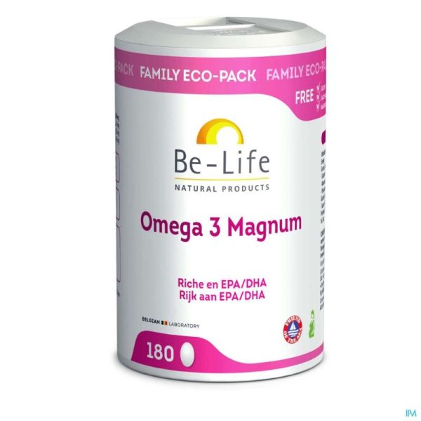 Omega 3 magnum be life  caps 180