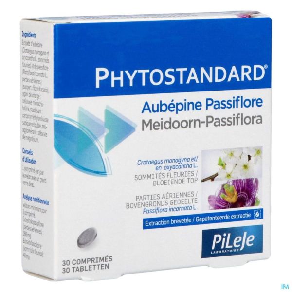 Phytostandard aubepine-passiflore  comp 30 blister