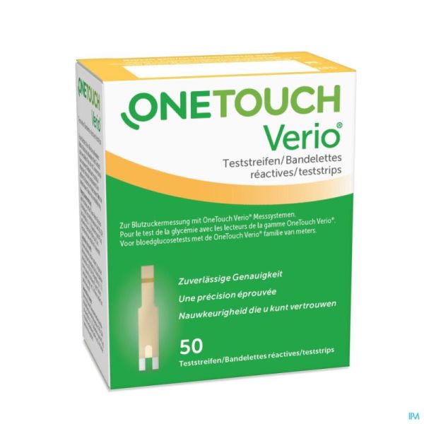 Onetouch verio tigettes    50