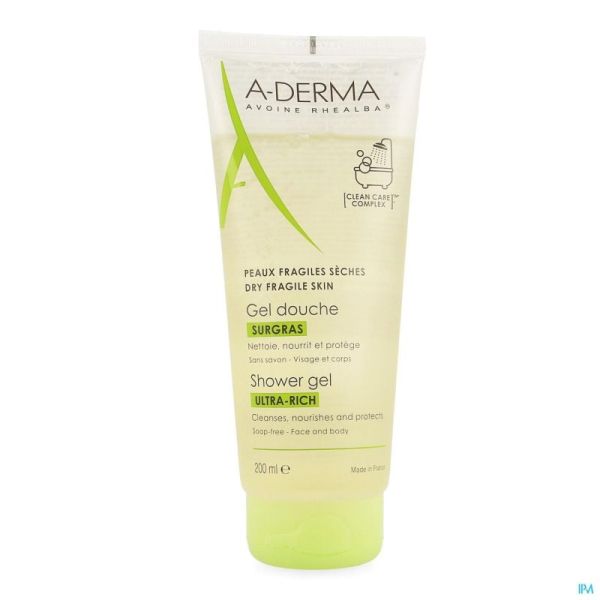 Aderma gel douche surgras    200ml