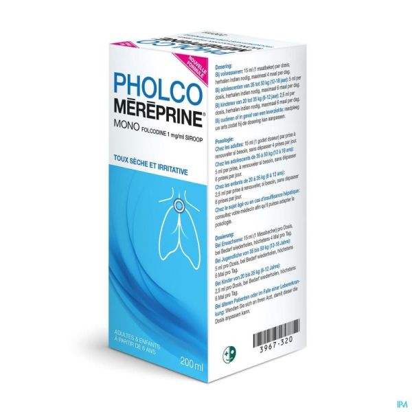 Pholco mereprine mono 1mg/ml sirop 200ml