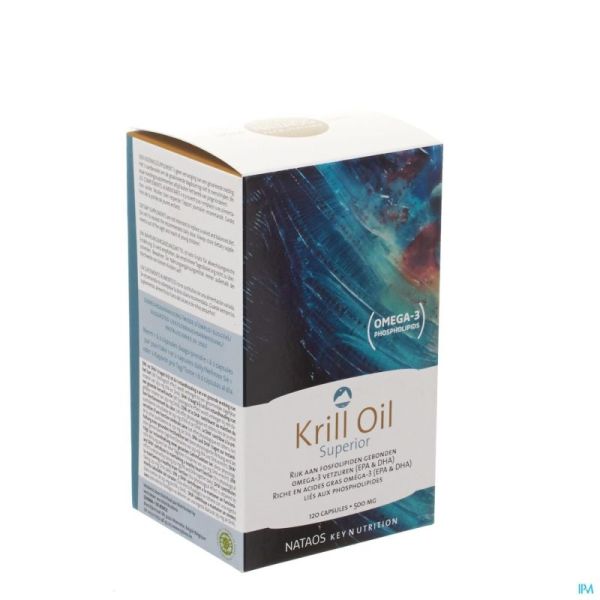 Krill oil superior gelcaps 120x500mg