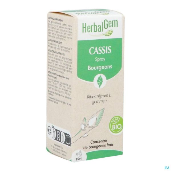 Herbalgem cassis bio spray    15ml