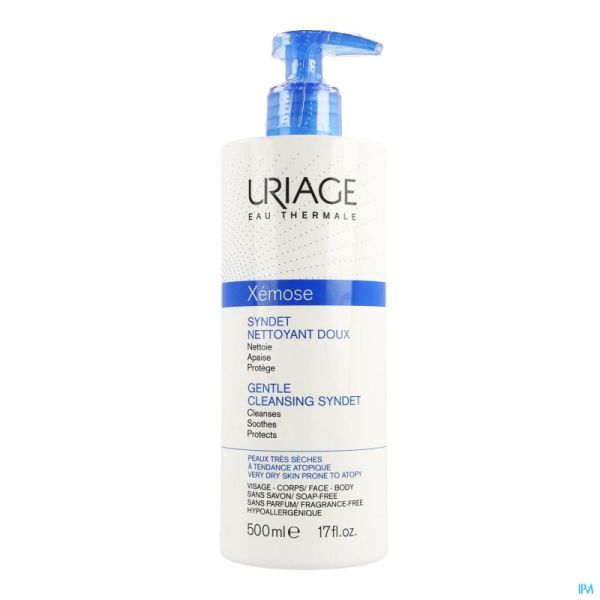 Uriage xemose syndet nettoyant doux emulsion 500ml