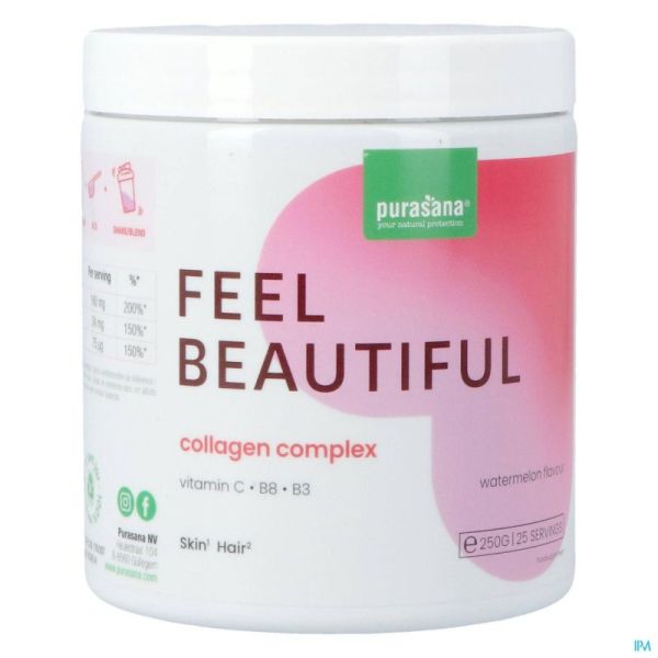 Purasana beauty collagen watermelon   pot pdr 250g