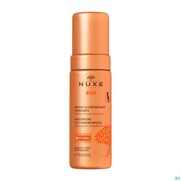Nuxe sun mousse auto bronzante hydratante 150ml