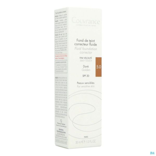 Avene couvrance fdt correct. fluide 5 dore    30ml