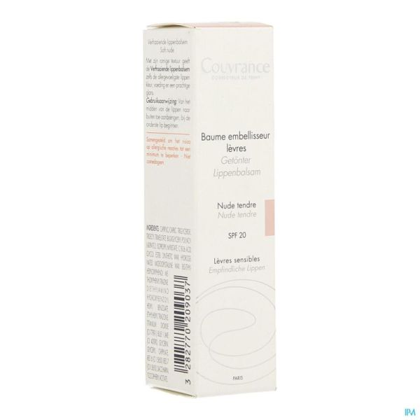 Avene couvrance corr.teint baume levres nude 3g