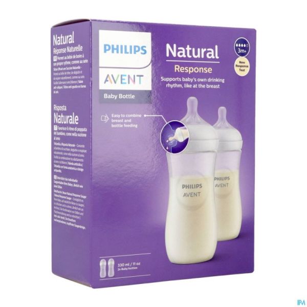 Philips avent natural 3.0 biberon duo    2x330ml