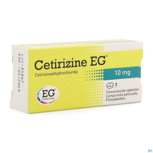 Cetirizine EG           Comp 7X10Mg
