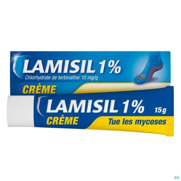 Lamisil creme 1% tube lamine aluminium  15 g