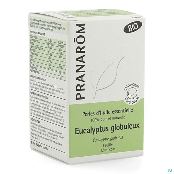 Perles eucalyptus globuleux hle ess fl 60 pranarom