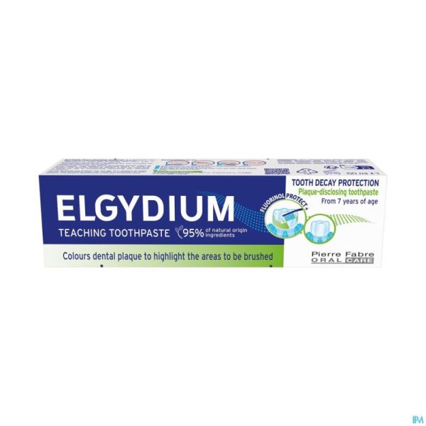 Elgydium dentifrice revelateur plaque 50ml nf