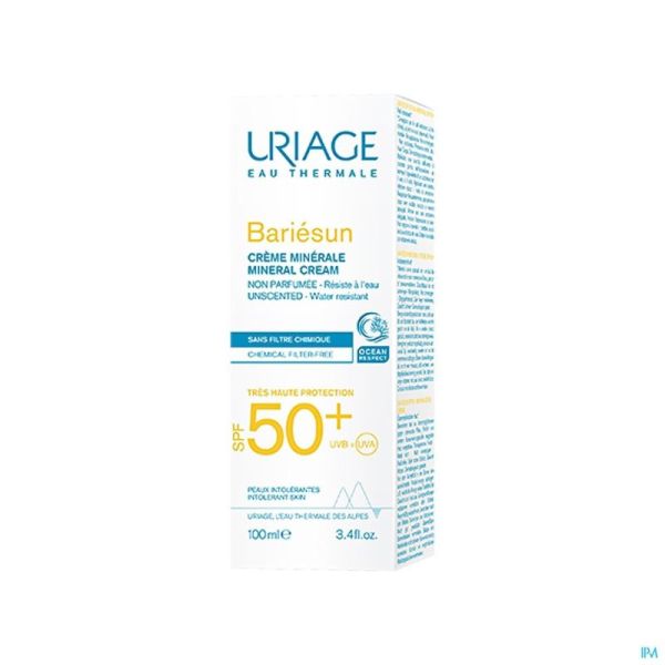 Uriage Bariesun Cr Minerale Ip50+ P Allerg.100ml