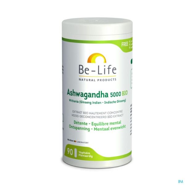 Ashwagandha 5000 bio be life caps 90