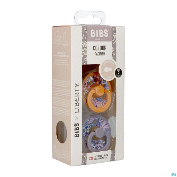 Bibs 2 sucette duo liberty garden blossom pumpkin2