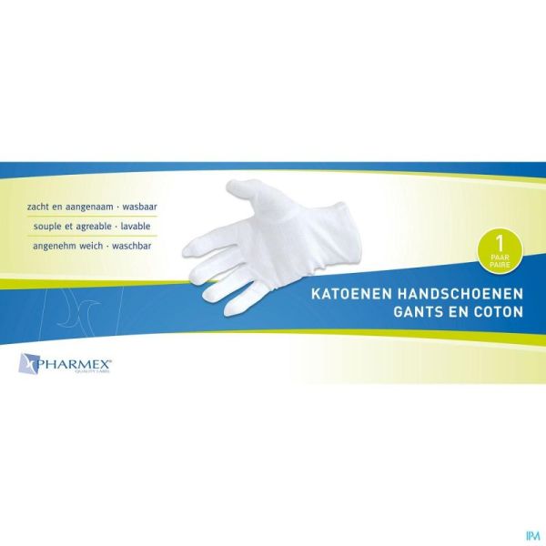 Pharmex gants coton large   2