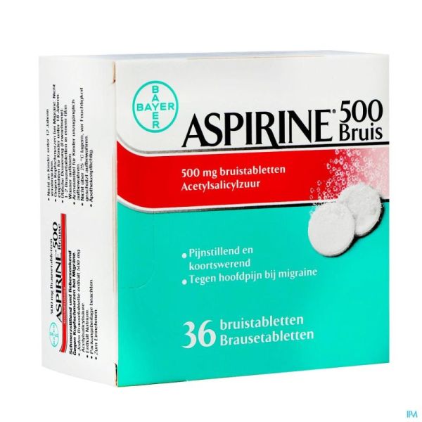 Aspirine 500 mg comp eff 36