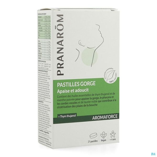 Aromaforce pastilles gorge apaisante  21