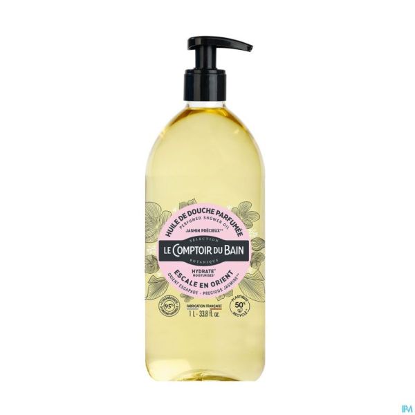 Le comptoir du bain huile douche jasmin    fl 1l