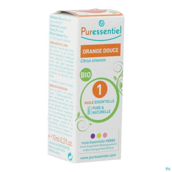 Puressentiel he orange douce bio exp. hle ess 10ml