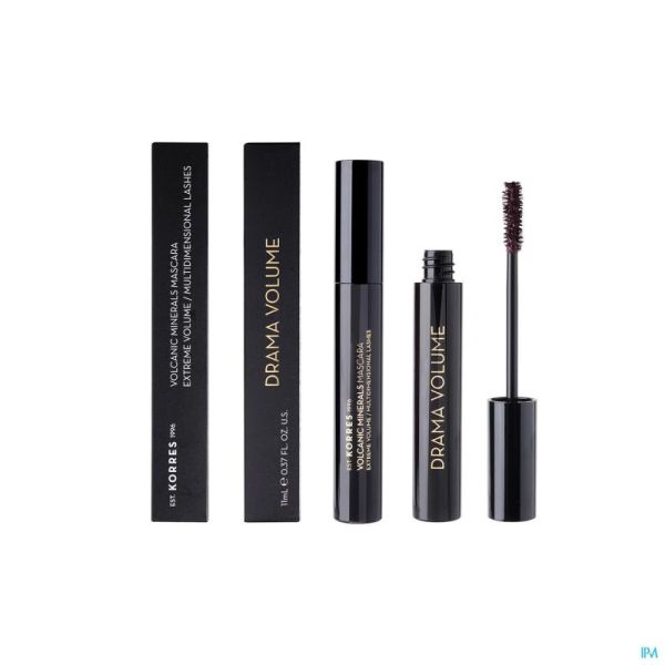 Korres km mascara drama volume 02 plum    11ml