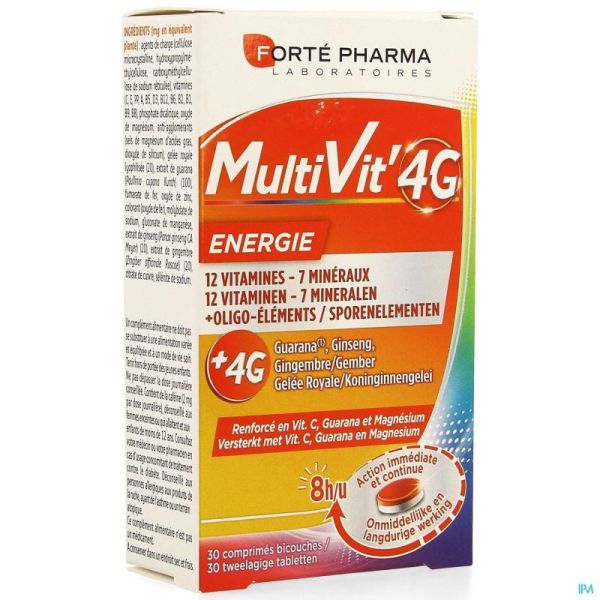 Multivit' 4g energie comp 30