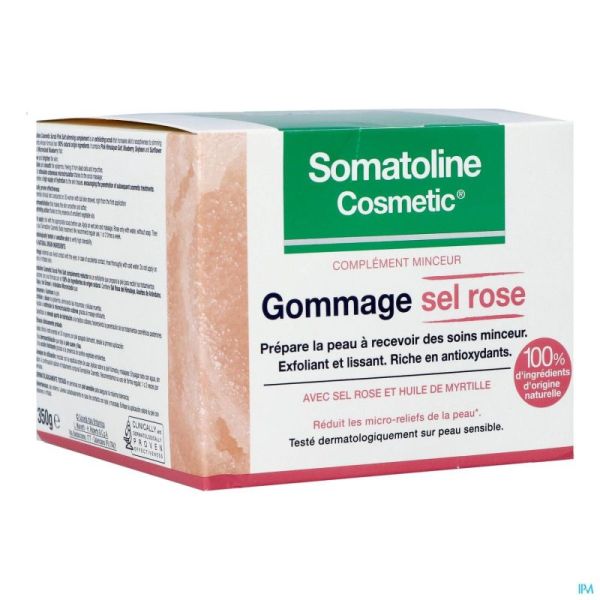 Somatoline cosm. gommage exfoliant sel rose   350g