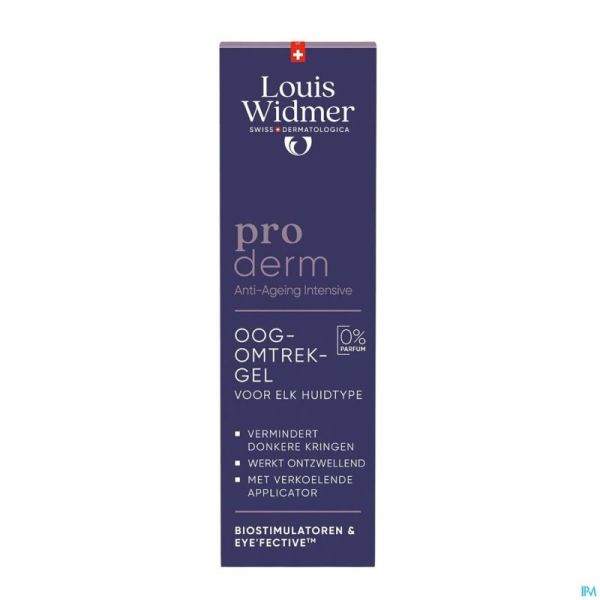 Widmer prod gel contour yeux n/parf 15ml