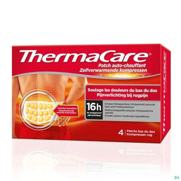 Thermacare cp chauffante douleurs dos 2x2 promo