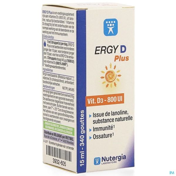 Ergy d plus    fl  15ml