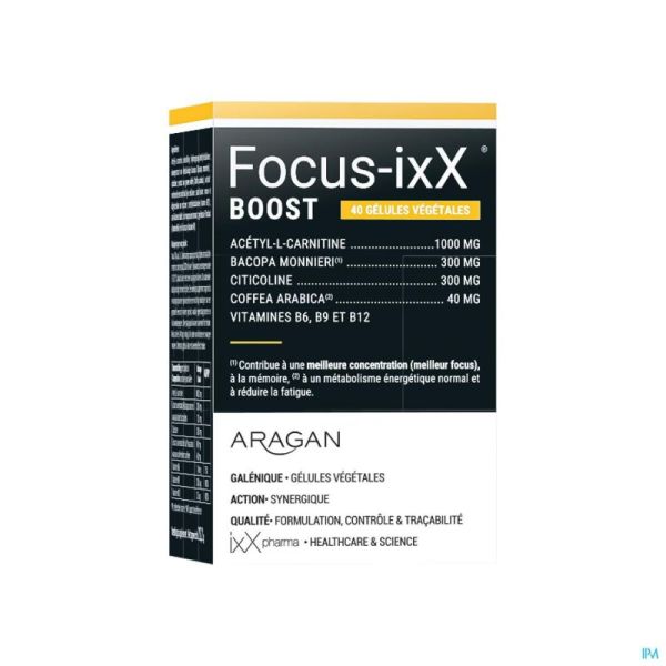 Focus-ixx boost    caps 40