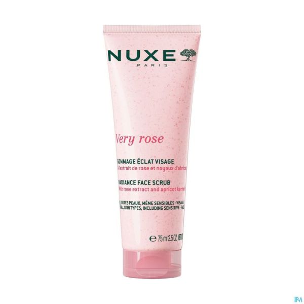 Nuxe very rose gommage eclat visage 75ml