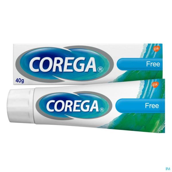 Corega free creme adhesive 40g