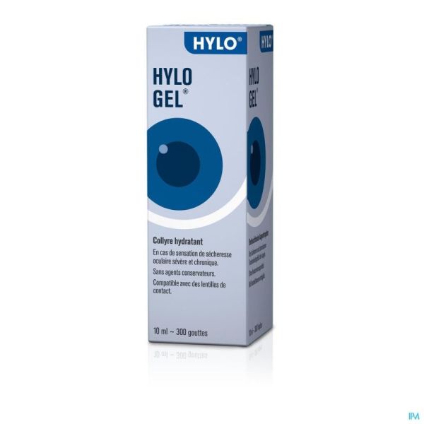 Hylo-gel gutt oculaires 10ml