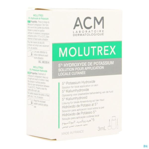 Molutrex 5% sol cutane    fl  3ml