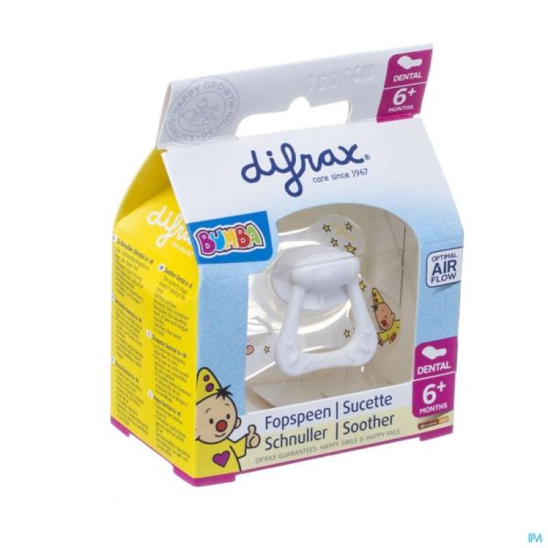 Difrax sucette dental  6+ bumba