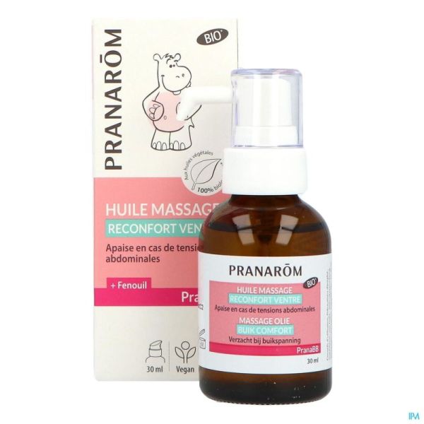 Pranabb huile massage reconfort ventre    30ml