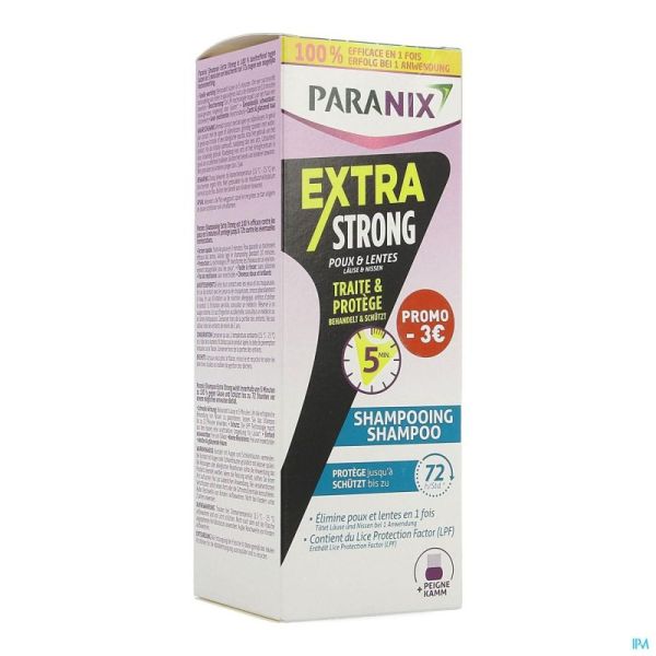 Paranix extra strong sh 200ml    promo -3€