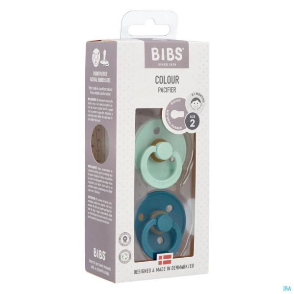 Bibs 2 tetine duo mint/forest lake    2