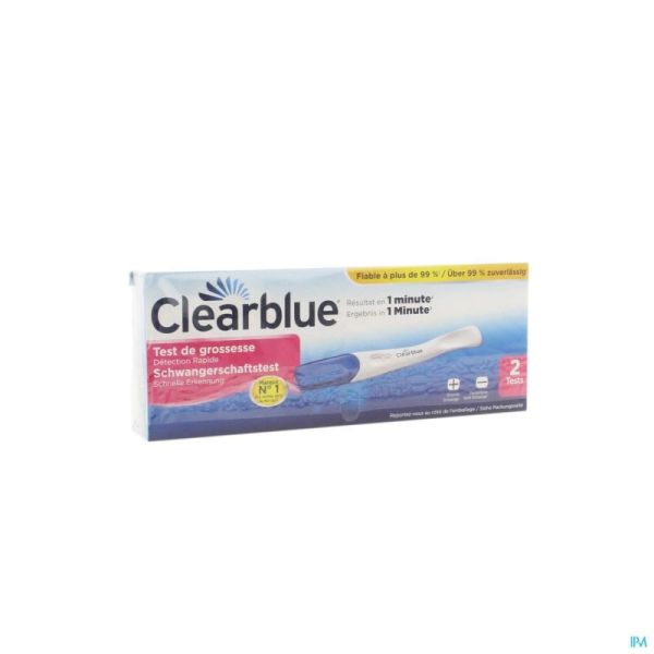 Clearblue plus test grossesse 2